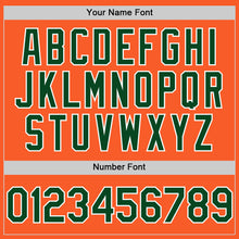 Load image into Gallery viewer, Custom Orange Green-White Authentic Sleeveless Baseball Jersey
