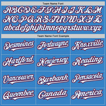 Load image into Gallery viewer, Custom Powder Blue Royal-Red Authentic Sleeveless Baseball Jersey
