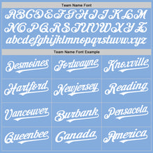 Load image into Gallery viewer, Custom Light Blue White Authentic Sleeveless Baseball Jersey
