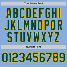 Load image into Gallery viewer, Custom Light Blue Green-Gold Authentic Sleeveless Baseball Jersey
