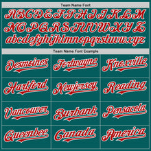 Load image into Gallery viewer, Custom Teal Red-White Authentic Sleeveless Baseball Jersey
