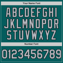 Load image into Gallery viewer, Custom Teal Gray-Black Authentic Sleeveless Baseball Jersey
