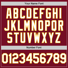 Load image into Gallery viewer, Custom Crimson White-Gold Authentic Sleeveless Baseball Jersey
