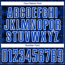 Load image into Gallery viewer, Custom Thunder Blue Black-White Geometric Shapes Sublimation Soccer Uniform Jersey
