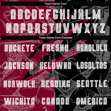 Load image into Gallery viewer, Custom Graffiti Pattern Black-Maroon Scratch Sublimation Soccer Uniform Jersey
