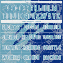 Load image into Gallery viewer, Custom Graffiti Pattern Shadow Blue-Royal Scratch Sublimation Soccer Uniform Jersey
