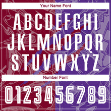 Load image into Gallery viewer, Custom Graffiti Pattern Maroon-Purple Scratch Sublimation Soccer Uniform Jersey
