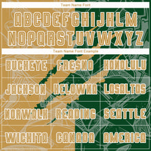 Load image into Gallery viewer, Custom Graffiti Pattern Old Gold-Green Scratch Sublimation Soccer Uniform Jersey
