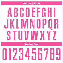 Load image into Gallery viewer, Custom White Pink Sublimation Soccer Uniform Jersey
