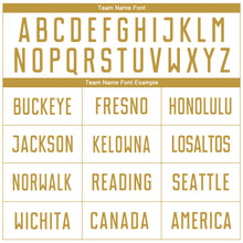 Load image into Gallery viewer, Custom White Old Gold Sublimation Soccer Uniform Jersey
