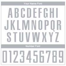 Load image into Gallery viewer, Custom White Steel Gray Sublimation Soccer Uniform Jersey
