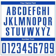 Load image into Gallery viewer, Custom White Thunder Blue Sublimation Soccer Uniform Jersey
