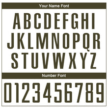 Load image into Gallery viewer, Custom White Olive Sublimation Soccer Uniform Jersey
