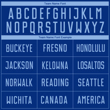 Load image into Gallery viewer, Custom Royal Light Blue Sublimation Soccer Uniform Jersey
