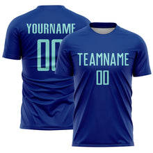 Load image into Gallery viewer, Custom Royal Ice Blue Sublimation Soccer Uniform Jersey
