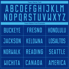 Load image into Gallery viewer, Custom Royal Sky Blue Sublimation Soccer Uniform Jersey
