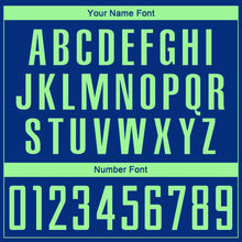 Load image into Gallery viewer, Custom Royal Pea Green Sublimation Soccer Uniform Jersey
