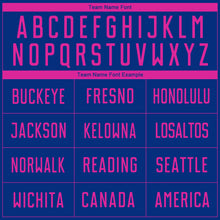 Load image into Gallery viewer, Custom Royal Deep Pink Sublimation Soccer Uniform Jersey
