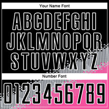 Load image into Gallery viewer, Custom Black Gray-Pink Gradient Geometric Shape Sublimation Soccer Uniform Jersey
