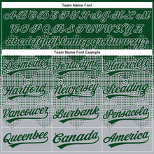 Load image into Gallery viewer, Custom Green Gray 3D Gradient Square Shape Two-Button Unisex Softball Jersey
