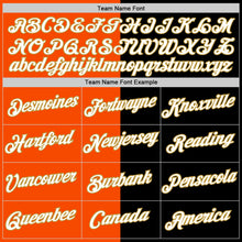 Load image into Gallery viewer, Custom Black Orange-Old Gold Split Fashion Performance T-Shirt
