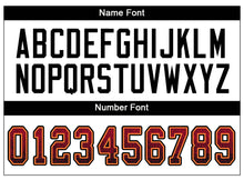 Load image into Gallery viewer, Custom Red Black-Orange Drift Fashion Football Jersey
