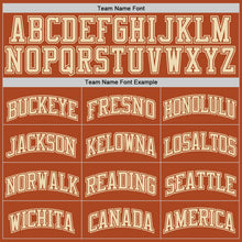 Load image into Gallery viewer, Custom Texas Orange Cream Authentic Basketball Jersey
