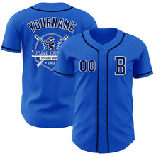 Load image into Gallery viewer, Custom Thunder Blue Navy-White Authentic Baseball Jersey
