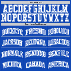 Custom Thunder Blue White Authentic Basketball Jersey
