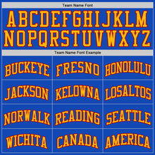 Load image into Gallery viewer, Custom Thunder Blue Red-Gold Authentic Basketball Jersey
