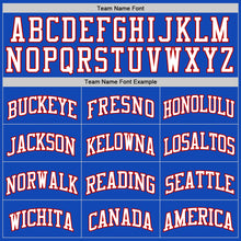 Load image into Gallery viewer, Custom Thunder Blue White-Red Authentic Basketball Jersey
