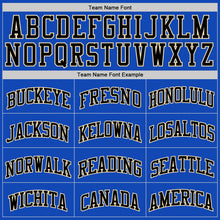 Load image into Gallery viewer, Custom Thunder Blue Black-Cream Authentic Basketball Jersey
