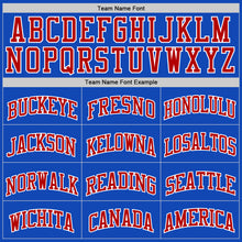 Load image into Gallery viewer, Custom Thunder Blue Red-White Authentic Basketball Jersey

