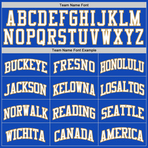 Custom Thunder Blue White-Old Gold Authentic Basketball Jersey