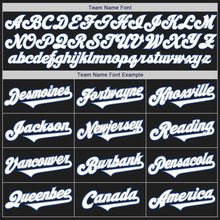 Load image into Gallery viewer, Custom Black White-Royal Authentic Two Tone Baseball Jersey
