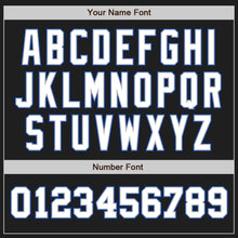 Load image into Gallery viewer, Custom Black White-Royal Authentic Two Tone Baseball Jersey
