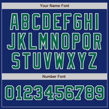 Load image into Gallery viewer, Custom Royal Kelly Green-White Authentic Two Tone Baseball Jersey
