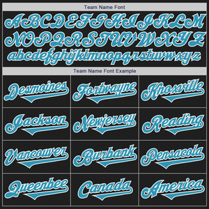 Custom Black Panther Blue-White Authentic Two Tone Baseball Jersey