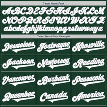 Load image into Gallery viewer, Custom Green White-Gray Authentic Two Tone Baseball Jersey
