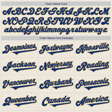 Load image into Gallery viewer, Custom Cream Royal-Old Gold Authentic Two Tone Baseball Jersey
