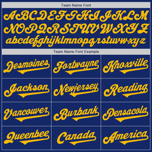 Custom Royal Gold Authentic Two Tone Baseball Jersey