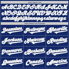 Load image into Gallery viewer, Custom Royal White-Gray Authentic Two Tone Baseball Jersey

