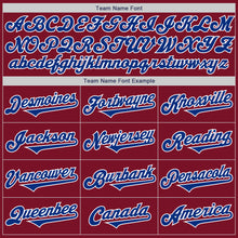 Load image into Gallery viewer, Custom Crimson Royal-White Authentic Two Tone Baseball Jersey
