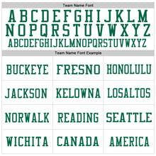 Load image into Gallery viewer, Custom White Kelly Green Mesh Authentic Throwback Football Jersey
