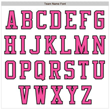 Load image into Gallery viewer, Custom White Pink-Black Authentic Baseball Jersey
