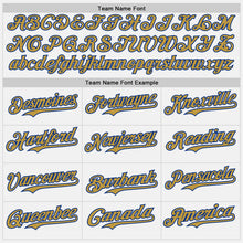 Load image into Gallery viewer, Custom White Old Gold Royal-Red Authentic Baseball Jersey
