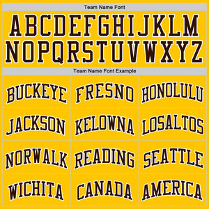 Custom Yellow Brown-White Authentic Basketball Jersey