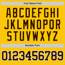 Load image into Gallery viewer, Custom Yellow Brown-White Authentic Basketball Jersey
