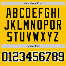 Load image into Gallery viewer, Custom Yellow Black-White Authentic Basketball Jersey
