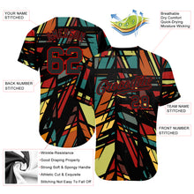 Load image into Gallery viewer, Custom 3D Pattern Design Lines Authentic Baseball Jersey
